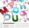 134 Pcs Alphabet Keychain Resin Mold Kit Silicone Letter and Number Molds with Drill Key Rings and Screw Pins